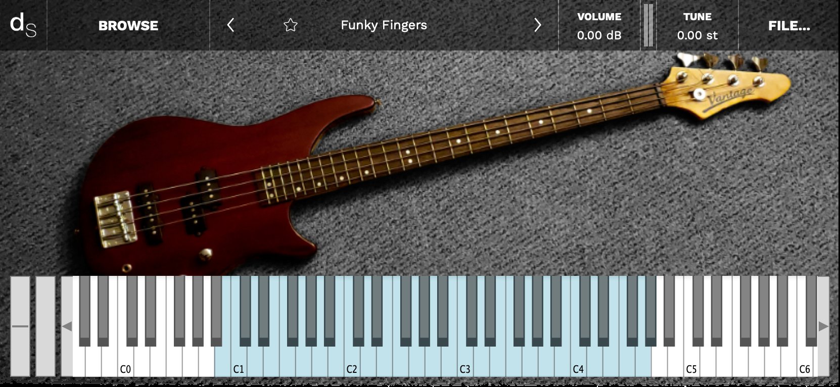 Funky Fingers Decent Sampler Library Screenshot