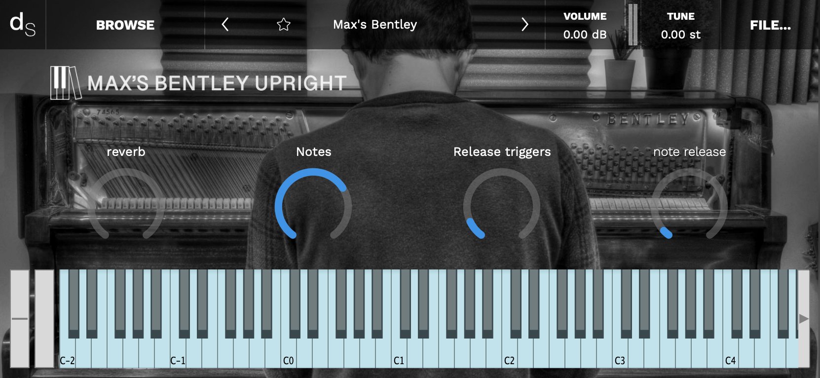 Max’s Bentley Decent Sampler Library Screenshot