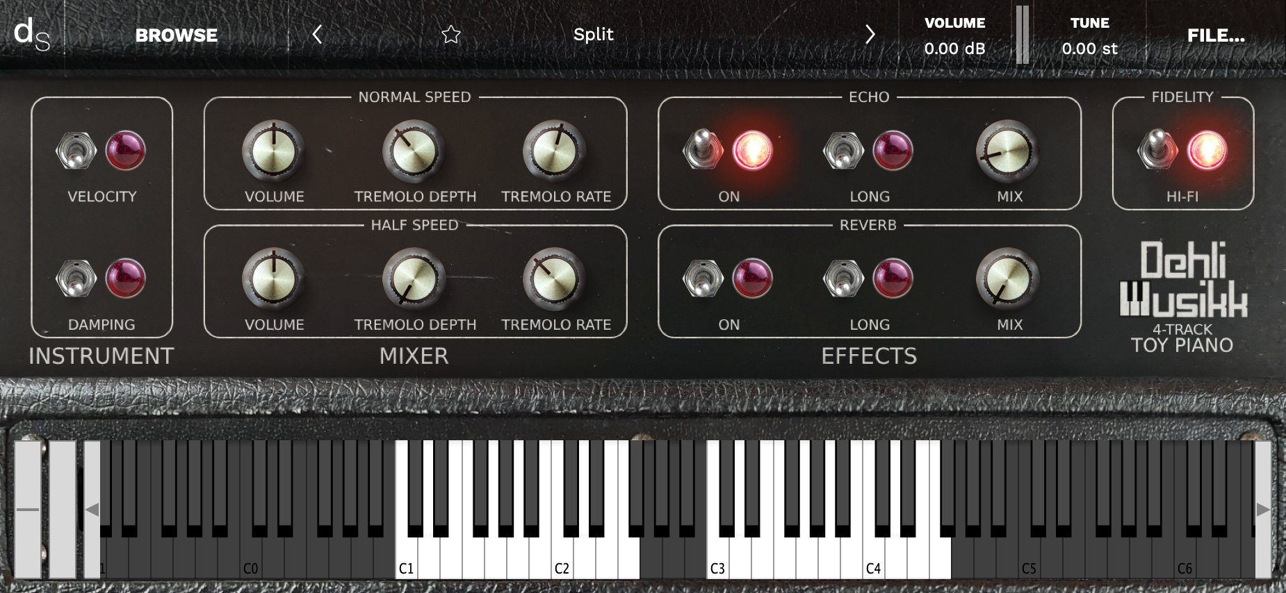 4-track Toy Piano Decent Sampler Library Screenshot