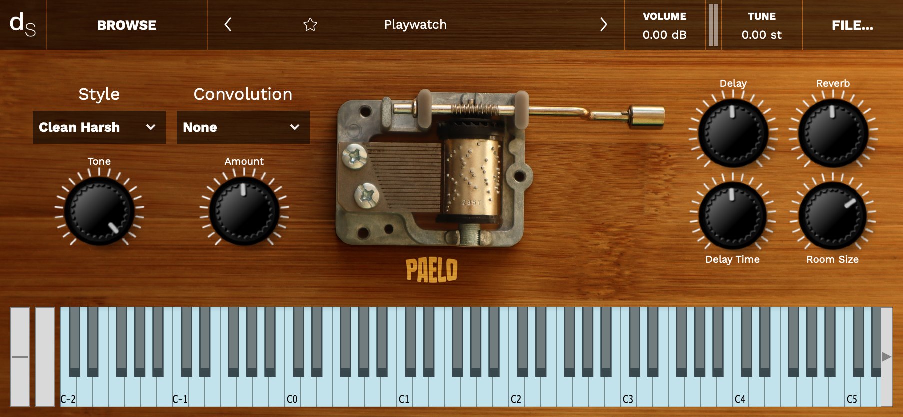 Playwatch Decent Sampler Library Screenshot