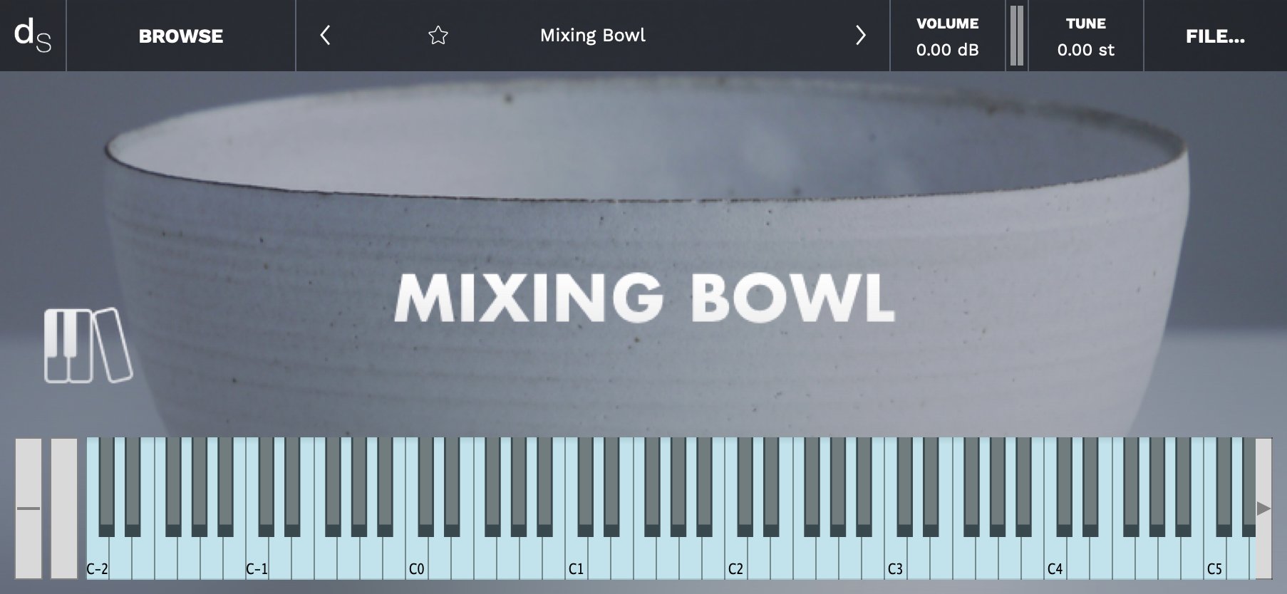Mixing Bowl Decent Sampler Library Screenshot