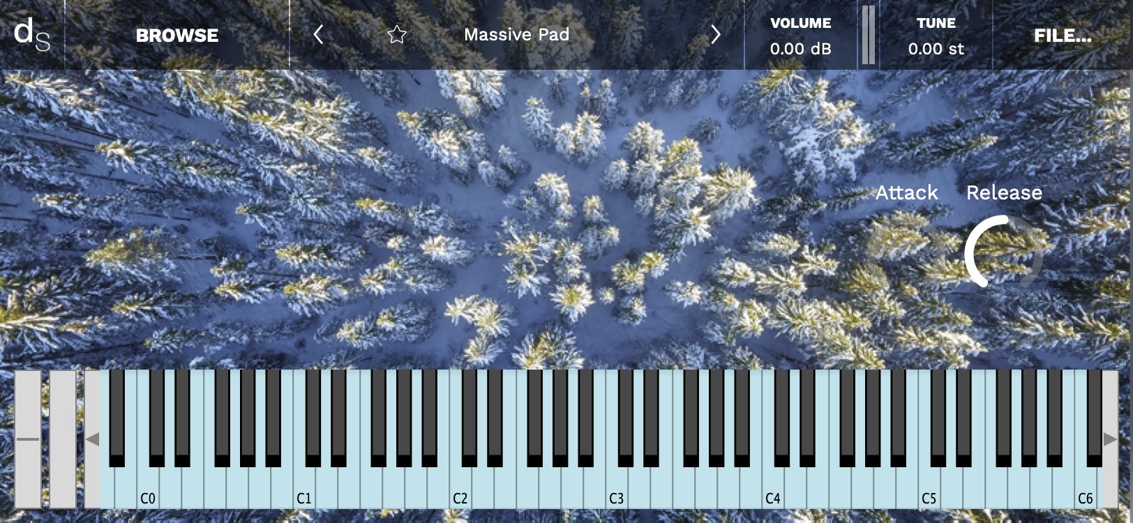 Massive Pad Decent Sampler Library Screenshot