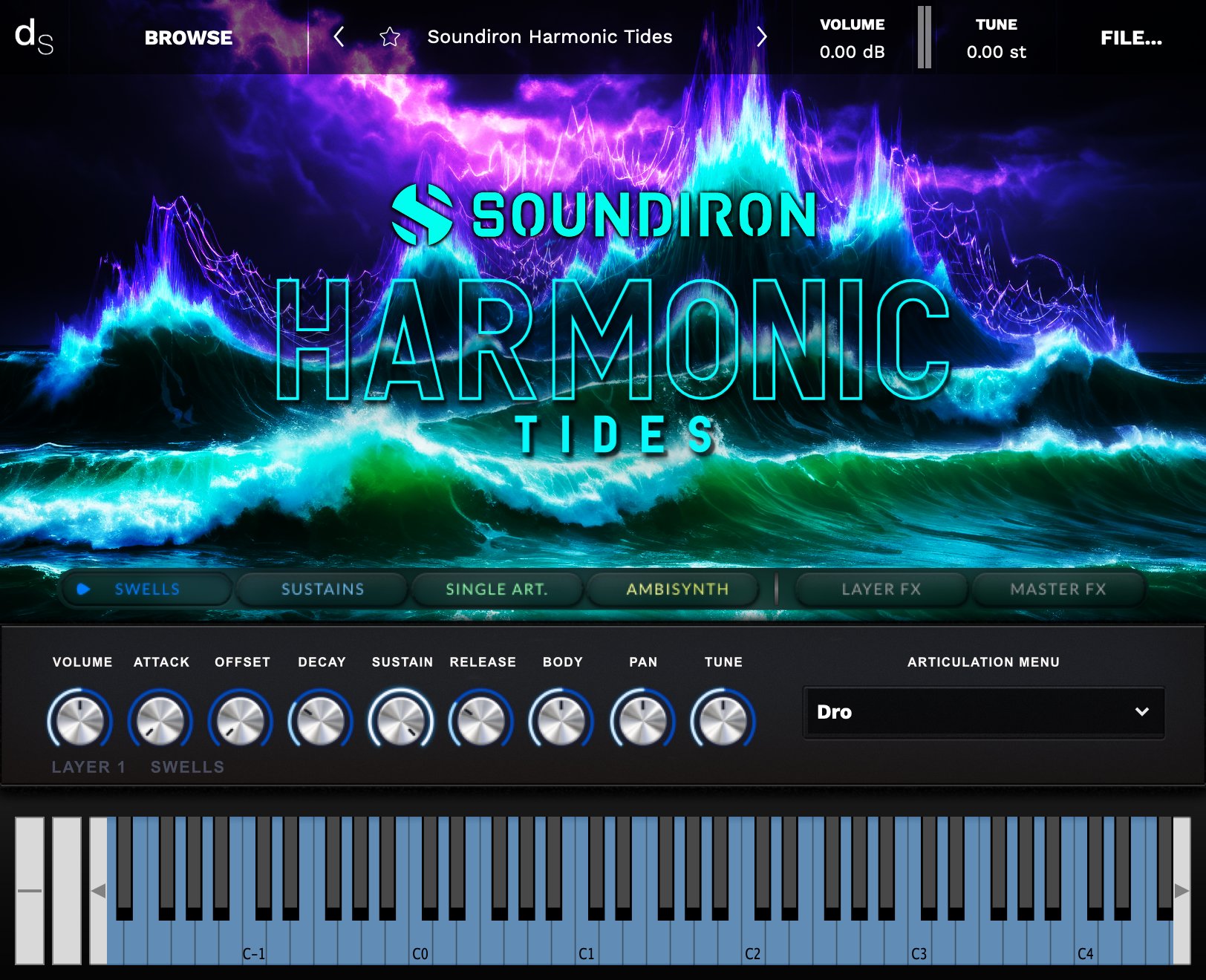 Harmonic Tides Decent Sampler Library Screenshot